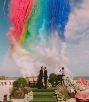 Owain Wyn Evans Instagram - Gorgeous long weekend with The Dr. @arranjrees celebrating the incredible AND stunning wedding of gorgeous @realscottmills and @samvaughan89 🥰 ❤️ (With a little extensionette on the end to Barcelona!)