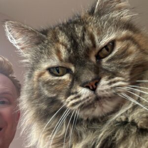 Owain Wyn Evans Instagram - A carousel of recent goings on through the selfie lens. 
1 Girls Aloud prinks 
2 Dr Date Night
3 Care Bear
4 Broadcasting Boudoir babes
5 DIY 
6 Great angle for her, not for me!
🥰🥰