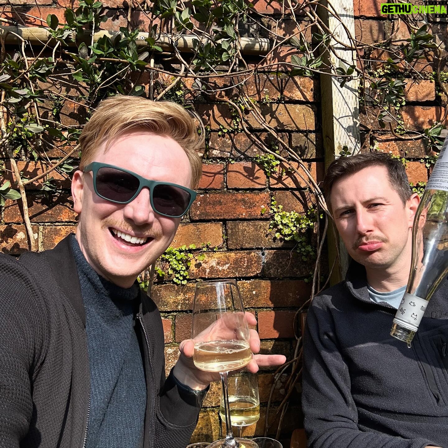 Owain Wyn Evans - 3.8K Likes - When your garden is an absolute tip but you prioritise clearing the sunny spot 😊 ☀️ Happy Sunday honeys. Latest from here: Out of wine but feeling fine, having a lovely time 😎 xx