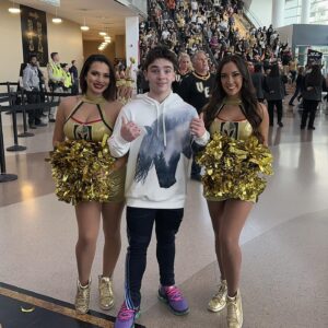 Owen Atlas Instagram - #goldenknights #wewon #edmonton #lasvegas #owenatlas #littleevil #vegasbaby #gold #black #2023