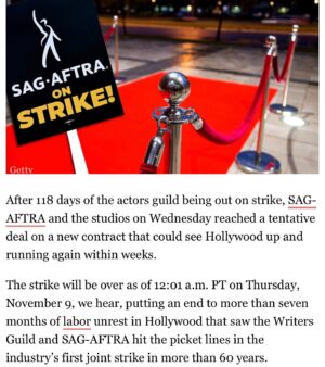Owen Atlas Instagram - finally the #sagstrike is over! Everyone can work now! #sag #union #actor #gethacked #littleevil #owenatlas #strike #strikeisover #california #tampa #tampabay #florida #clearwater #clearwaterbeach #burbank #losangeles #sagaftra #actorslife