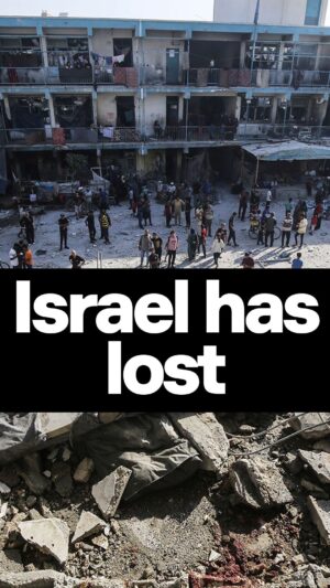Owen Jones Instagram - Israel has lost.