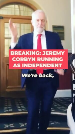 Owen Jones Instagram - 🚨BREAKING: JEREMY CORBYN LAUNCHES CAMPAIGN TO RUN AS AN INDEPENDENT! We deserve better than a race to the bottom by the Tories and Labour. Be part of the alternative - join our movement wedeservebetter.uk 🔗 link in bio #generalelection #generalelection2024 #ukgeneralelection #election2024