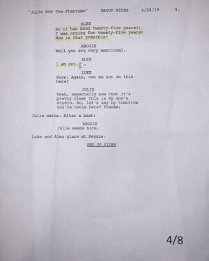 Owen Patrick Joyner Instagram - My original audition sides ❤️ I’ve never liked crowding my scripts with a lot of self direction and ideas. Makes me feel like I have to follow them instead of coming up with stuff on the spot.