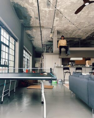 Owen Patrick Joyner Instagram - got my ping pong table set up...think I’m good to go. Oh and got some house new house slippys, 2021 is lookin good.
