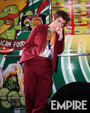 Owen Teague Instagram - As lead ape Noa in Kingdom Of The Planet Of The Apes, Owen Teague is primed for stardom. 🔥
 
He hits the latest @empiremagazine Spotlight cover – talking performance capture, animation ambitions, Stephen King and more.
 
Read the full interview now at empireonline.com. 
 
Photography: @salacuse
Styling: @nicoamarca
Styling assistant: Joanna Fu
Grooming: Bruce Wayne
Photography Director: @joannamoran
Creative Director: @neonmessiah 
Interview: @hayleycampbelly

#owenteague #empirespotlight #kingdomoftheplanetoftheapes #planetoftheapes #wesball #apesmovies #performancecapture #weta #empiremagazine #matthewsalacuse