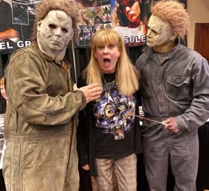 P.J. Soles Instagram - THANK YOU @crypticonkc for a fun weekend! 🎃❤️🎬 Always Thank You to @malfuncsean & @naydv