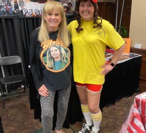 P.J. Soles Instagram - THANK YOU @crypticonkc for a fun weekend! 🎃❤️🎬 Always Thank You to @malfuncsean & @naydv