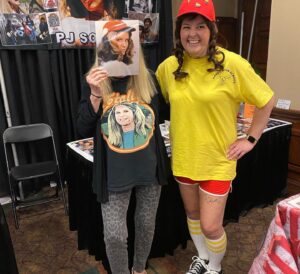 P.J. Soles Instagram - THANK YOU @crypticonkc for a fun weekend! 🎃❤️🎬 Always Thank You to @malfuncsean & @naydv