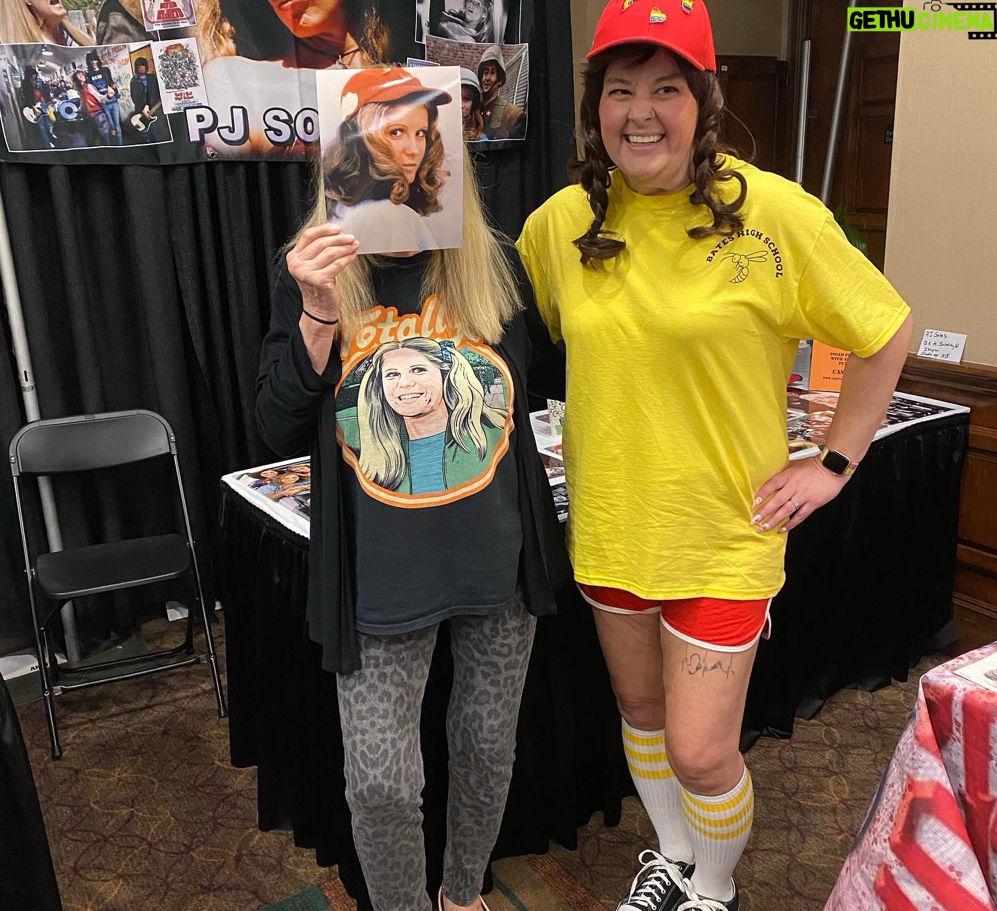 P.J. Soles - 1.2K Likes - THANK YOU @crypticonkc for a fun weekend! 🎃❤️🎬 Always Thank You to @malfuncsean & @naydv