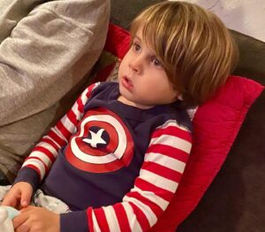 P.J. Soles Instagram - When the grandkids finally get to watch Nana on YouTube, Jade has to get up & dance, but River is amazed & in a trance! ❤️🎼🎸🎤🎬❤️ Thanks for the pics @robertbeastbest @dey_young_official ❤️