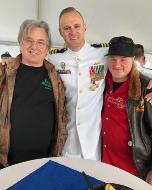 P.J. Soles Instagram - What a spectacular occasion on board USCG TAMPA! My son Sky’s CHANGE OF COMMAND CEREMONY! What an honor to see the respect & love from his crew. Beyond proud of my son & his efforts & dedication to his Command position, his ship, & our family. ⚓️🇺🇸❤️ @robertbeastbest @aholmgirl @jskyholm @therobertcarradine