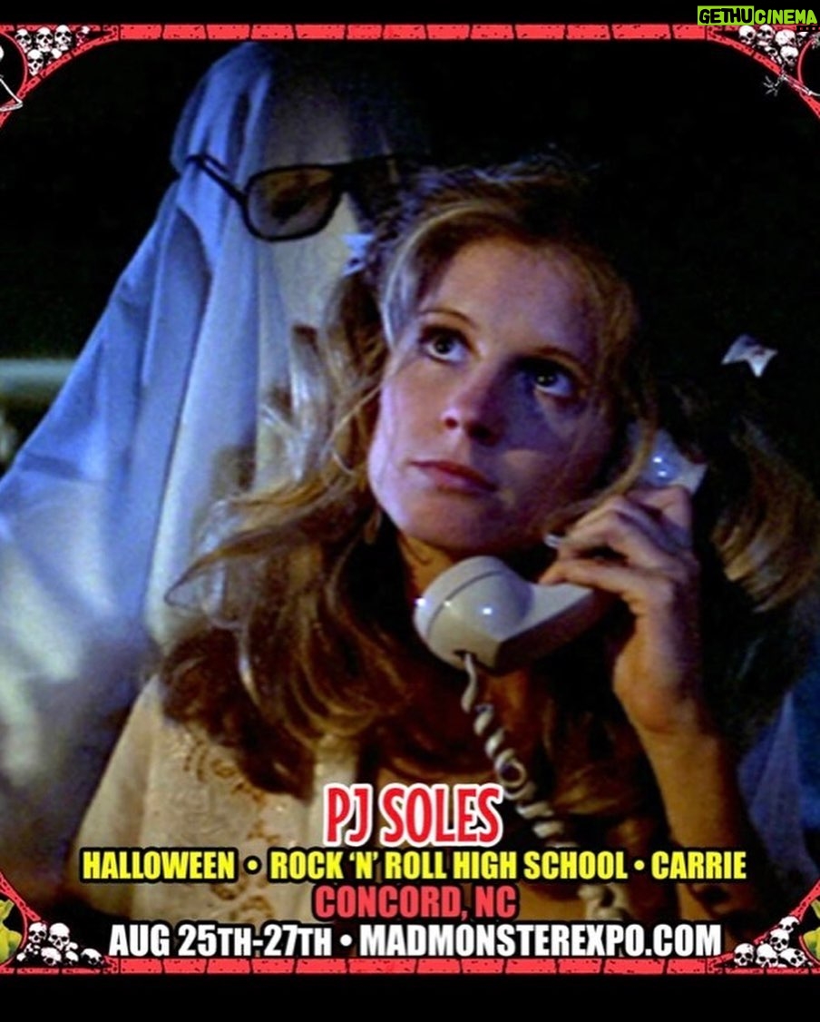 P.J. Soles - 533 Likes - Ready for @madmonster! Happy to be in NC again. Thunderstorms last night! ⛈️