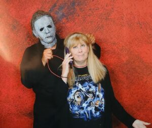 P.J. Soles Instagram - Fantastic show at @houstonhorrorfilmfest!Terrific volunteers & fans & friends! Loved our H45 reunion! 🎃🎬❤️ 
Thank you especially @robertbeastbest @malfuncsean @naydv