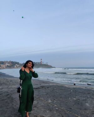 Paavana Gowda Instagram - Coastal escape! 
.
.
.
.
.
#paavana #actresspaavana hu