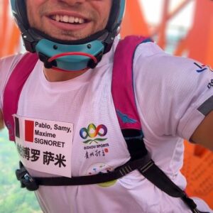 Pablo Signoret Instagram - Chinese version of the legendary @sketchyandylewis 's EPIC FAIL 😏❤️🔥 !! 

@insta360
@squirrel.ws

#china #basejump #fail #bridge