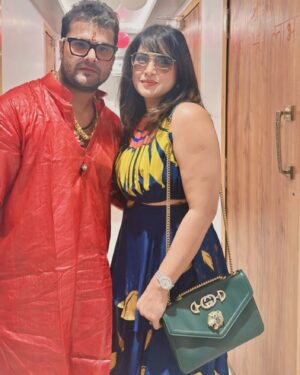 Pakhi Hegde Instagram - Heartiest congratulations to the beautiful studio opened @khesari_yadav 
N hearty congratulations @satish_audio