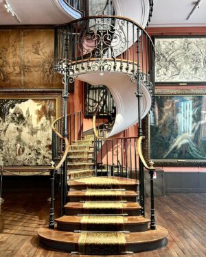 Pamela Golbin Instagram - #Saturday #Stairs at #GustaveMoreau