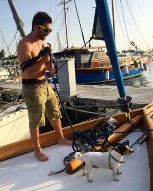 Pamir Pekin Instagram - Hava 30 knots sıkıntılı ⛵️