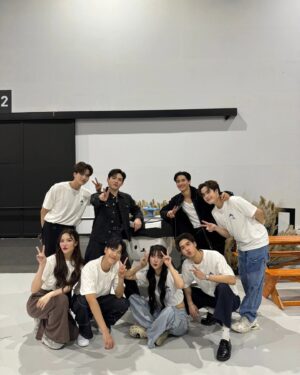 Panachai Sriariyarungruang Instagram - Could not ask for a better group of people to be around with thank you for having me 🐻‍❄️🐳 #PolcaTimeTravelingConcert