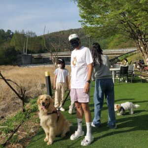 Park Eun-seok Instagram - 양평나들이🐶💚