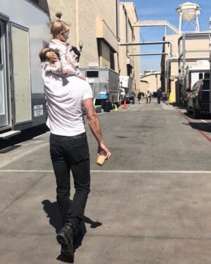 Parker Young Instagram - Another day, another diaper...