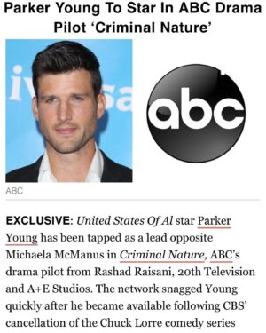 Parker Young Instagram - So excited & grateful 🙏🏽🤠