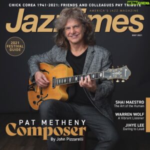 Pat Metheny Instagram - Thanks @jazztimesmag Readers! Pat was tops for Guitarist and Composer(for the first time) in the 2021 Readers Poll.

#FBF to Pat's piece on the May cover