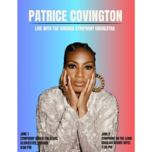 Patrice Covington Instagram - A symphony  concert debut in my hometown. 757…let’s do this like we always do. Plus this time it’s free! Very excited and honored to share the light with the incredible @vasymphony! Hit the link in my bio for more deets.  #dontbeastarbeagalaxy 🌌 xoxo