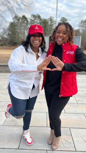 Patrice Covington Instagram - OO-OOP! And if you know what it means..I love you even more! ♥️🐘🤍🔺 HAPPY J13!!! Hug a Delta…you’ll shine a bit more!

A few of my fave sawrahs!