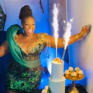 Patrice Covington Instagram - Yesterday I got very warmly welcomed into the elite 40 club. I am happy. I am blessed. We all wore green and we were drunk! 

Cheers!!!! 💚💚💚

Wait til this video drop! ✨

👗 @timmyajulo is a National treasure. We shall protect him at all costs.

@candicethemakeupartist 💄✨