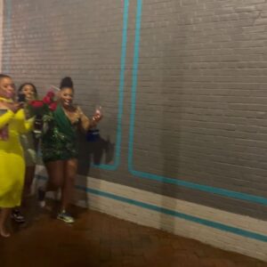 Patrice Covington Instagram - Yesterday I got very warmly welcomed into the elite 40 club. I am happy. I am blessed. We all wore green and we were drunk! 

Cheers!!!! 💚💚💚

Wait til this video drop! ✨

👗 @timmyajulo is a National treasure. We shall protect him at all costs.

@candicethemakeupartist 💄✨