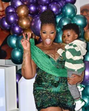 Patrice Covington Instagram - Yesterday I got very warmly welcomed into the elite 40 club. I am happy. I am blessed. We all wore green and we were drunk! 

Cheers!!!! 💚💚💚

Wait til this video drop! ✨

👗 @timmyajulo is a National treasure. We shall protect him at all costs.

@candicethemakeupartist 💄✨