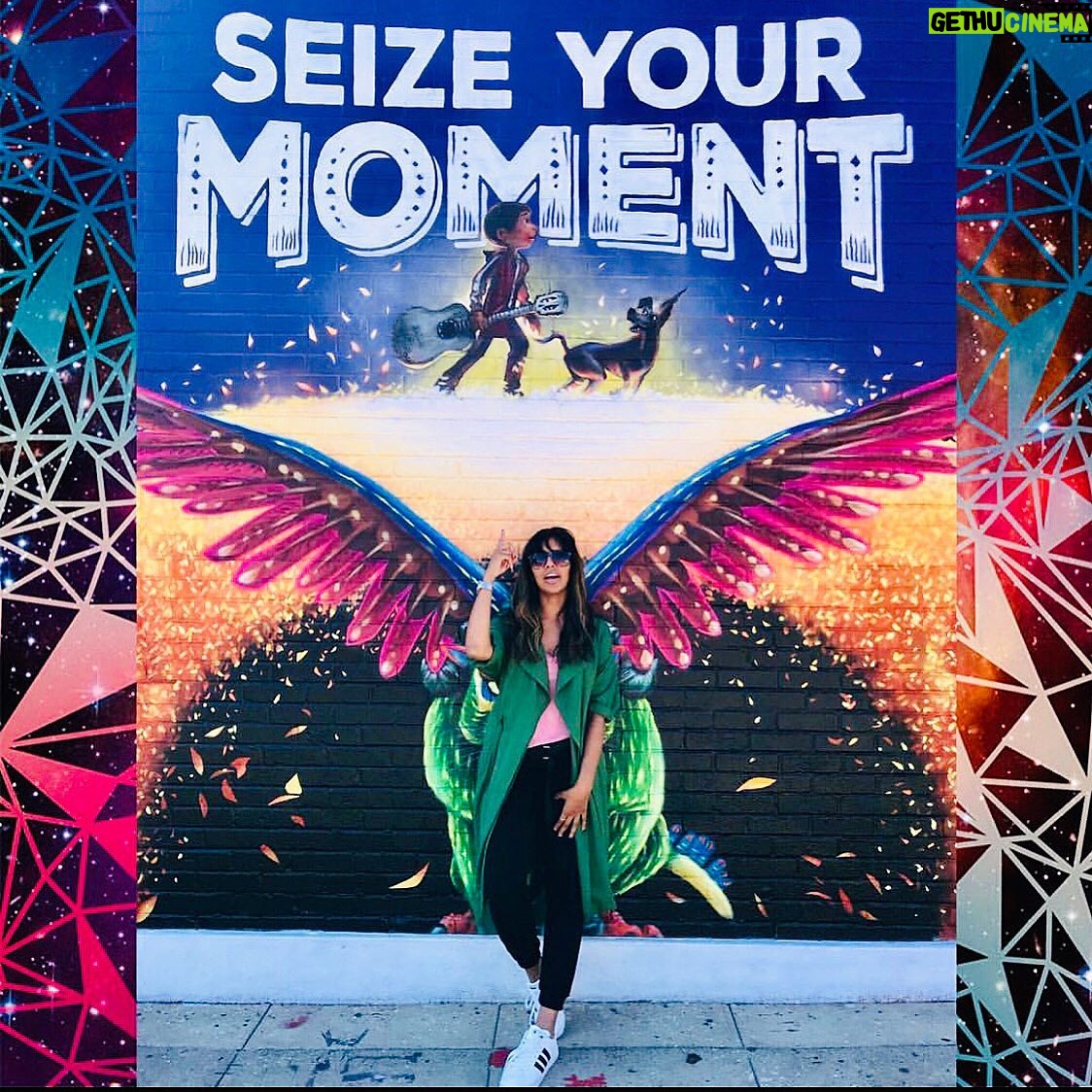 Patricia Isaac - 39 Likes - My deep disdain for photos of us, as a species, standing in front of wing murals, was kiboshed by the phrase above...and that I love my cartoon-movies. 💖#coco🎸#seizeyourmoment #evenifthatmomentisbyawingmural #iwasnotready #wingwednesday