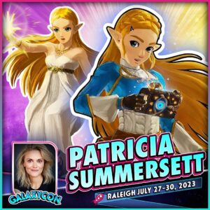 Patricia Summersett Instagram - Some fun events coming up this summer w/ Galaxycon 😉

On July 27-30, meet me at @galaxyconraleigh ❣️
There will be panels, autographs, photo ops and fab cosplay, of course. More info at GalaxyCon.com!

I’ll also be at Galaxycon Austin, Sept 1-3❣️ 

#galaxyconraleigh 
#galaxyconaustin 
#totkcosplay