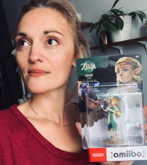 Patricia Summersett Instagram - New addition to the fam jam.
🧝🏼‍♀️🌸

And a little snippet of music from @laforceband  who killed it in concert last Wednesday at Phi center in Montreal ❤️ 

#zeldatotk 
#zeldaamiibo