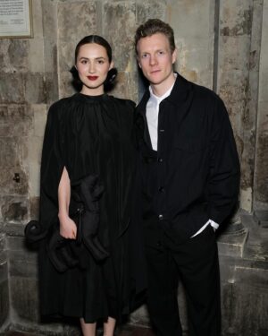 Patrick Gibson Instagram - Pure magic @simonerocha_  Fall ‘24 

Hair: @aj.tv @giellygreen 🖤