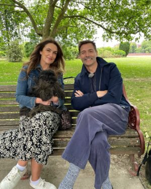 Patrick Grant Instagram - Raymond and I had a wonderful stroll with our guest this week on Walking The Dog, the very brilliant Great British Sewing Bee legend @patrickgrantism - he’s just written a hugely inspiring book called Less:Stop Buying So Much Rubbish which will genuinely change your life so I urge you to give it a read.. 

He also thoroughly adored Raymond so he gets official new best friend status - enjoy wherever you get your pods! 🐶🎧