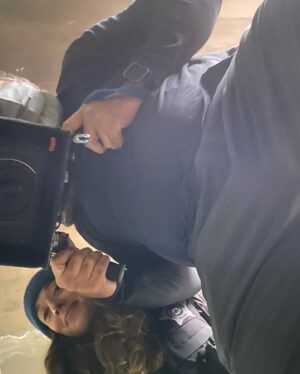 Patrick John Flueger Instagram - Round here…we sacrifice for our art😐….swipe for full story….😆#WhataView @nbcchicagopd