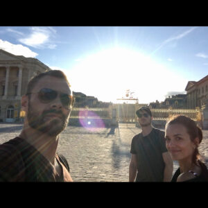Patrick John Flueger Instagram - Versailles... @jesseleesoffer @torreydevitto  #AdventureTimeWithFriends #PaddyOwnsVersailleNow #France #Versailles