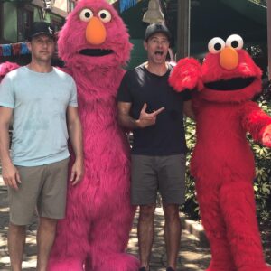 Patrick Wilson Instagram - Despite Telly and I having the same expression...we had an amazing time @buschgardens today! Thank you!! @scottkfoley is really happy. Too happy, actually.