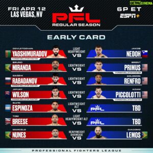 Patricky Freire Instagram - 𝗩𝗘𝗚𝗔𝗦 🎲🎲 𝗪𝗘 𝗔𝗥𝗘 𝗕𝗔𝗖𝗞❗️

𝗢𝗙𝗙𝗜𝗖𝗜𝗔𝗟: Light Heavyweights and Lightweights start their 2024 Million Dollar Journeys LIVE from the @vhlvtheater 

For more information and tickets 👇
🔗in bio