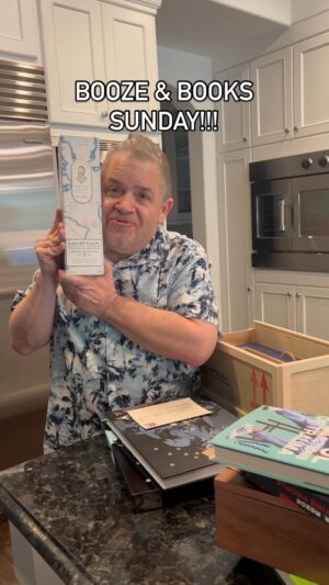 Patton Oswalt Instagram - Yay! Going through the latest gifts and acquisitions! Thank you my literary, libationary friends! (And sorry A.R. Moxon that I called you “A.J.” — your book is still amazing!)