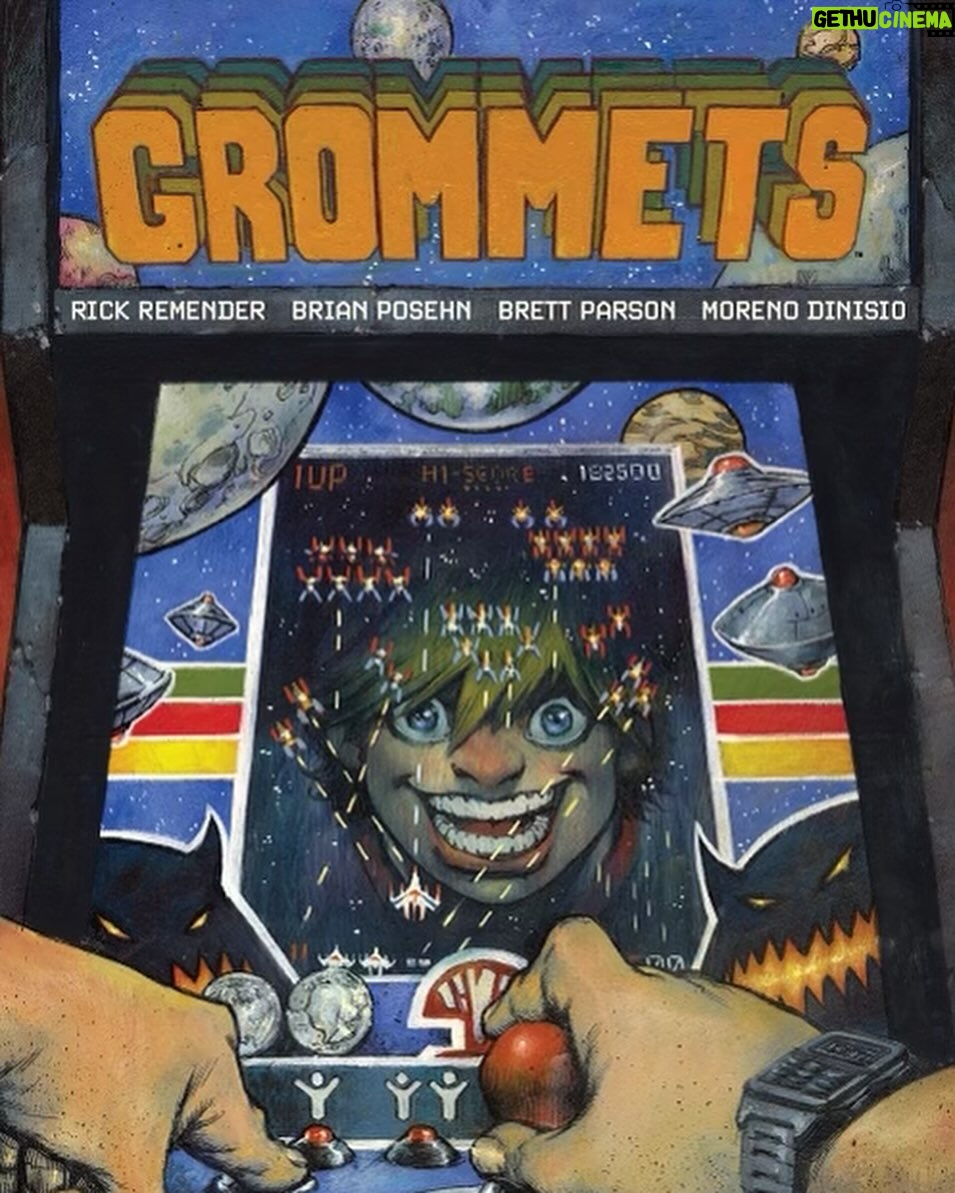 Patton Oswalt - 1.1K Likes - May 29th! @brianposehnās and @rickremenderās (kinda) autobiographical comic GROMMETS hits the stands! Hilarious, heartfelt, and full of wayward 1980s teen cringe, this is a beautifully drawn and written chronicle of the parking lot victories, empty swimming pool defeats and cheap beer epiphanies that shaped so much of Gen X. I canāt recommend this any higher! Get it!