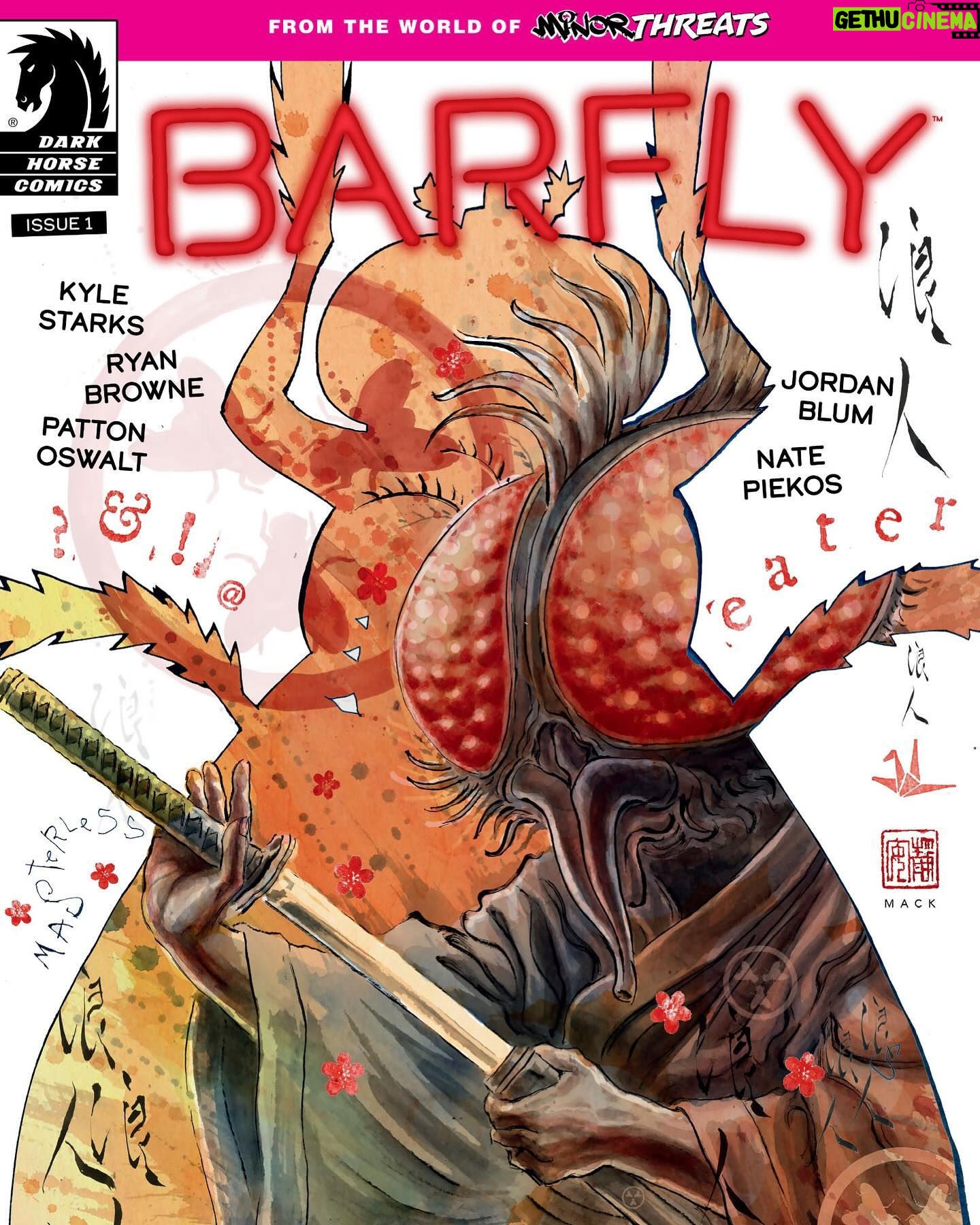 Patton Oswalt - 716 Likes - šØšŖ°Minor Threats: Barfly #1 COVER REVEAL! šØšŖ°
Check out this K I L L E R variant cover by the legendary @davidmackkabuki that was just revealed on @aiptcomics!
Let your comic shop know you want a copy! š¤š¤#minorthreats #darkhorsecomics #newcomics #barfly #pattonoswalt #comicbooks #graphicnovels #davidmackkabuki #davidmack