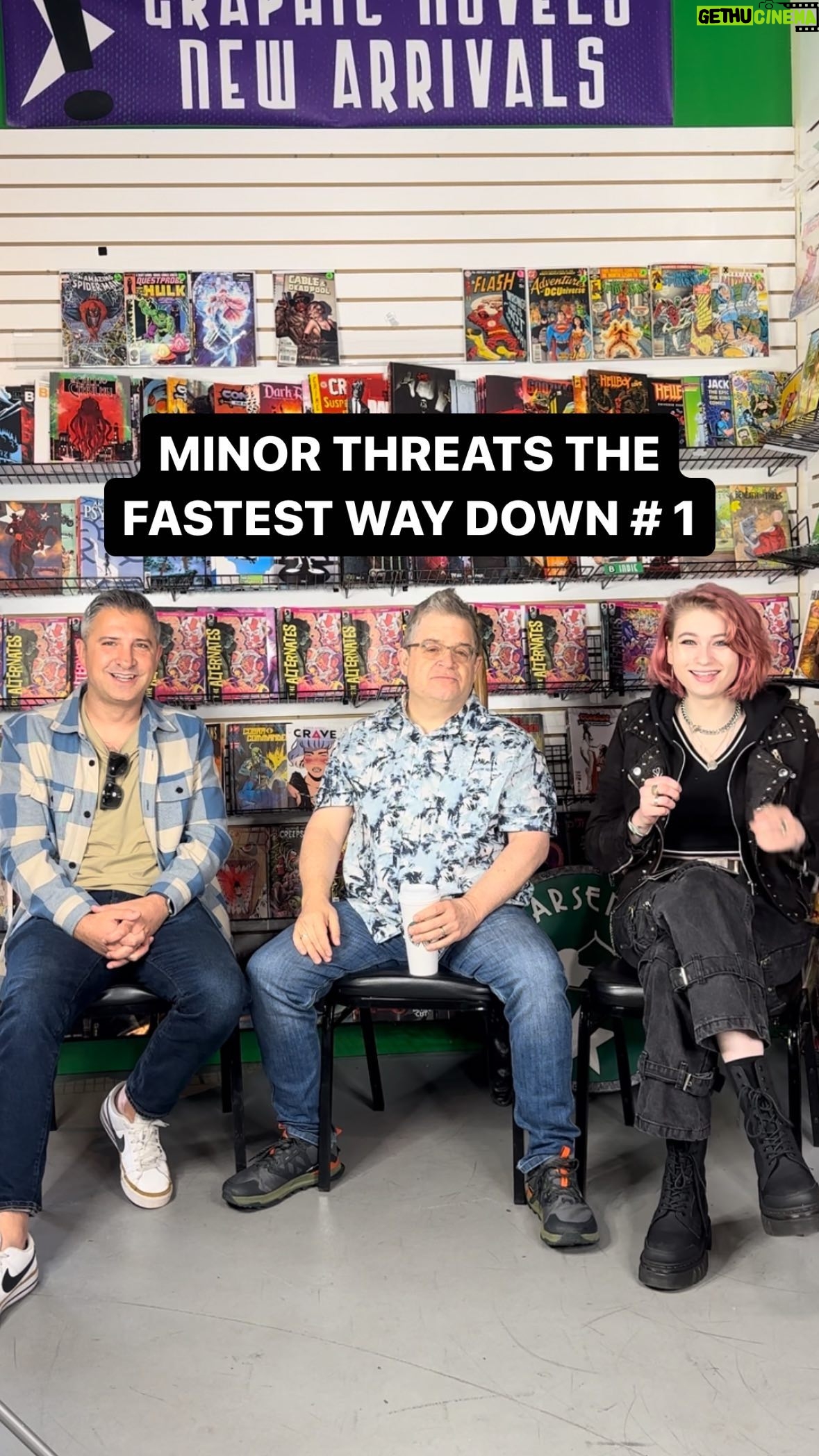 Patton Oswalt - 1.4K Likes - Minor threats the fastest way down issue 1 is out today! Check out this clip with Patton Oswalt and Jordan Blum! #minorthreats #ncbd #newcomic #supervillain #interview #comiccreator
