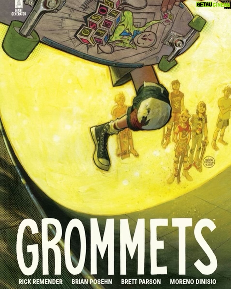 Patton Oswalt - 1.1K Likes - May 29th! @brianposehnās and @rickremenderās (kinda) autobiographical comic GROMMETS hits the stands! Hilarious, heartfelt, and full of wayward 1980s teen cringe, this is a beautifully drawn and written chronicle of the parking lot victories, empty swimming pool defeats and cheap beer epiphanies that shaped so much of Gen X. I canāt recommend this any higher! Get it!