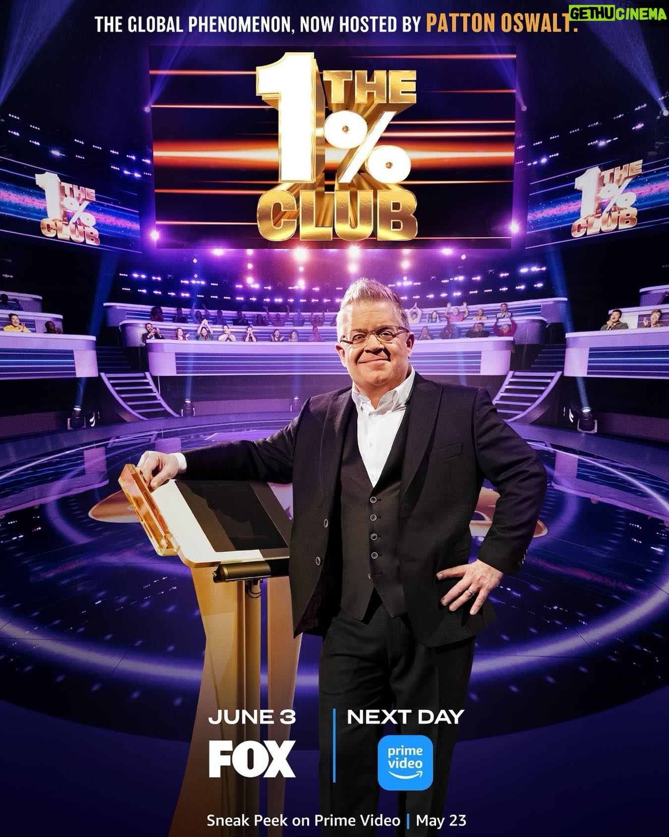 Patton Oswalt - 1.3K Likes - Itās time to put your brain to the test. Prime members, catch a sneak peek of The 1% Club on May 23 before the @foxtv premiere on June 3.