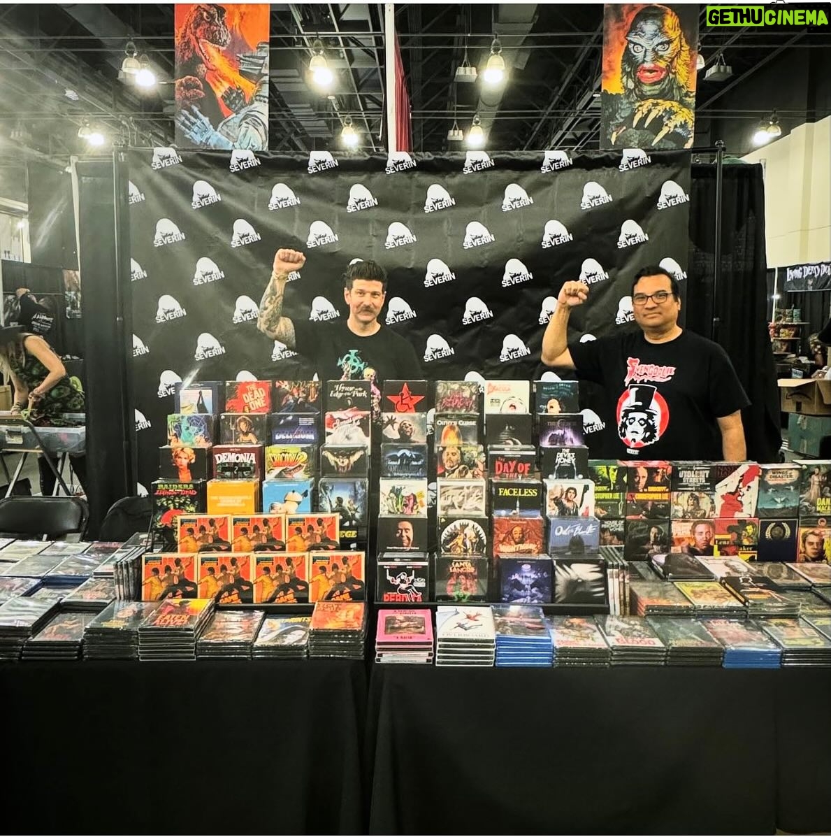 Patton Oswalt - 668 Likes - Currently filming out of town, so Iām missing @monsterpaloozaofficial and getting to drop by @abbybelle & @severinfilmsā booths. Abby makes the coolest ornaments, figures and gewgaws ā they combine the creepiness of folk art with the charm of āPrecious Momentsā figurines in a way thatās charming and unsettling in equal measure. And the happy sociopaths at @severinfilms are making sure NOTHING falls through the grind house cracks. Maybe they can team up someday ā Abby could do limited edition commemorative figures for BUTCHER, BAKER NIGHTMARE MAKER. Hope springs eternal.