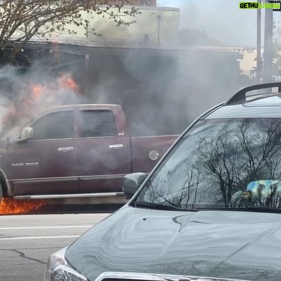 Patton Oswalt - 5.8K Likes - Flaming Truck Drama in downtown Athens, GA!
